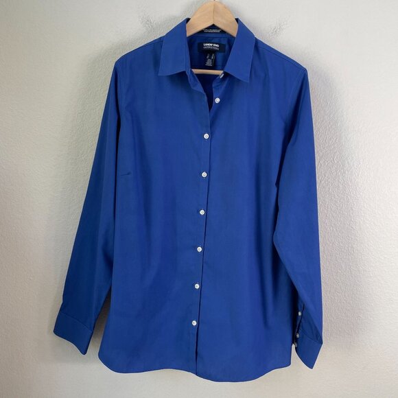 Lands End Womens Plus 20 Tall Wrinkle Free Broadcloth Button Up Shirt Blouse - Picture 7 of 9